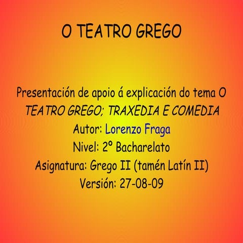TEATRO GREGO