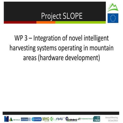 2nd Technical Meeting - WP3