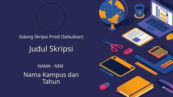 PPT Template Kualitatif bagus untuk yang sedang sempro | PPTX