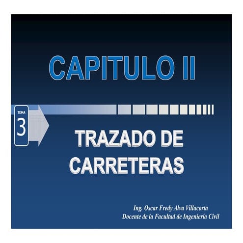  trazado de carreteras