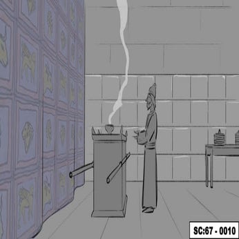 Scene 67_V2 Veil Torn Jesus Film Animated