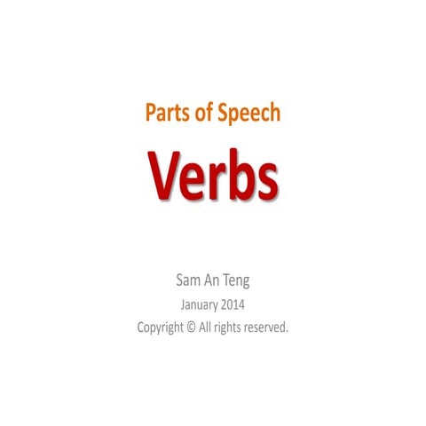 Verbs