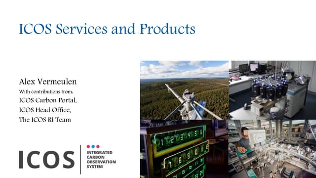 ICOS Services and Products 
