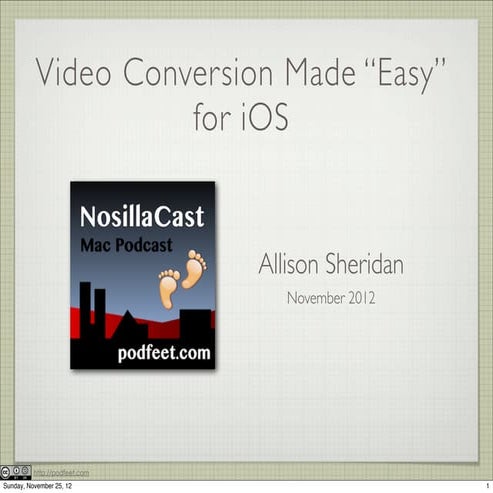 Video Conversion on iOS