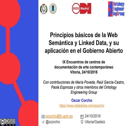 IX Encuentros de Centros de Documentación de Arte Contemporáneo en Artium - Oscar Corcho