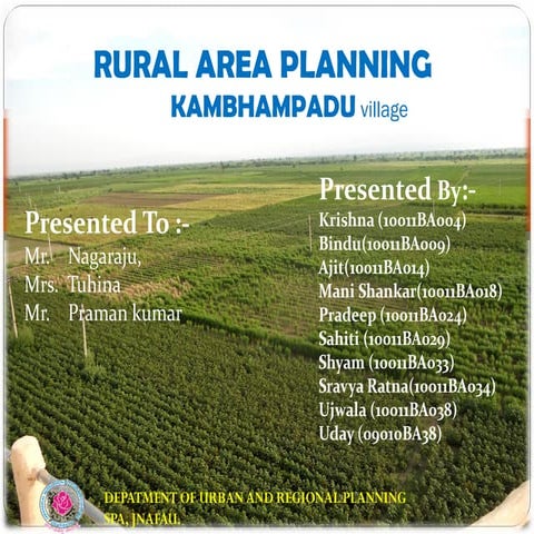 Rural Area planning | PDF