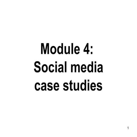 04.Social media case studies