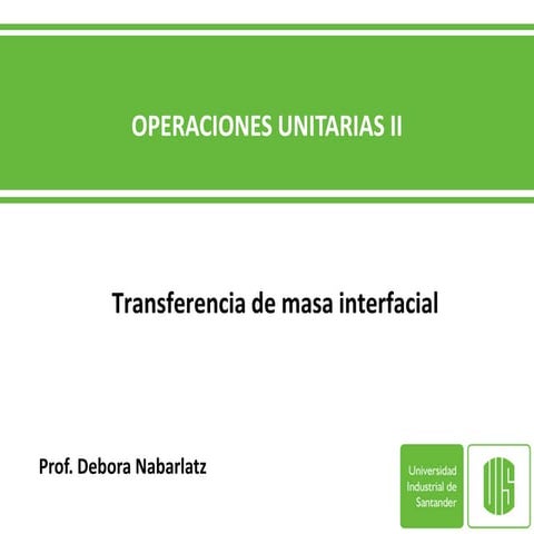04. transferencia de masa interfacial