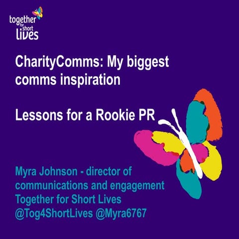 Lessons for a Rooki PR | My biggest comms inspiration seminar | 29 September ...