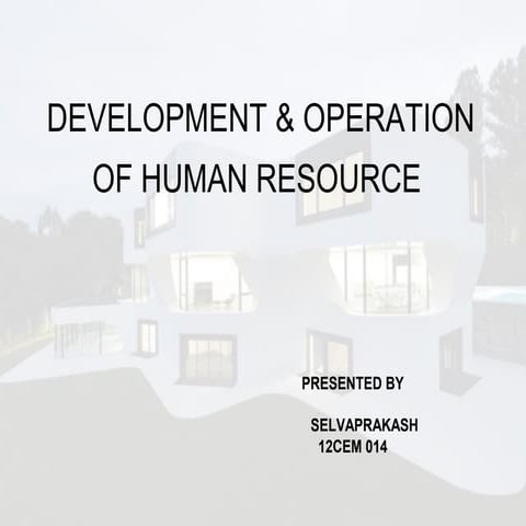 04.development &amp; operation of human resources