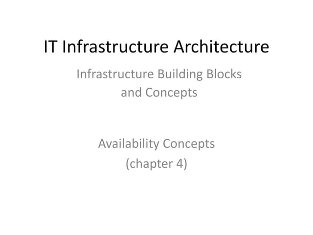 04. availability-concepts