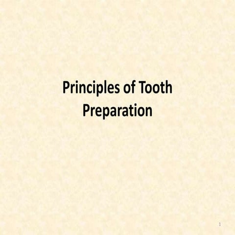 04.principles of tooth preparation