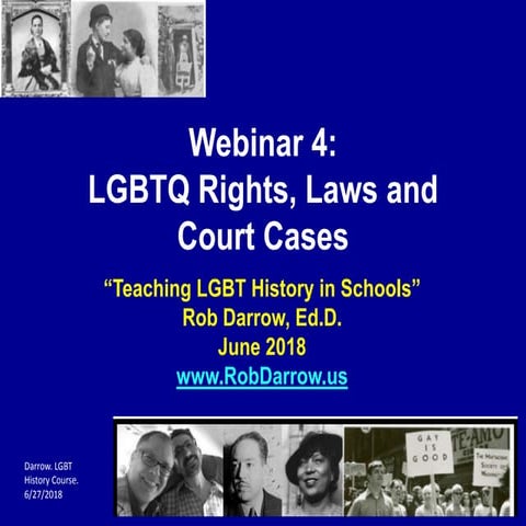 LGBT History: Laws and Court Cases