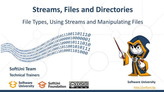 Image 47: 15. Streams Files and Directories 