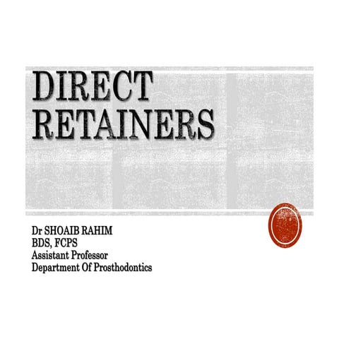 04. direct retainers