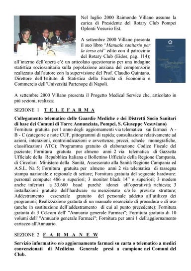 Chiron Foundation: attività anno 2000