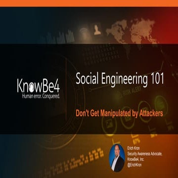 Social Engineering 101: Don't Get Manipulated by Attackers