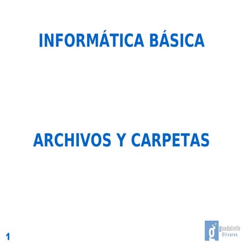 Archivos Y Carpetas
