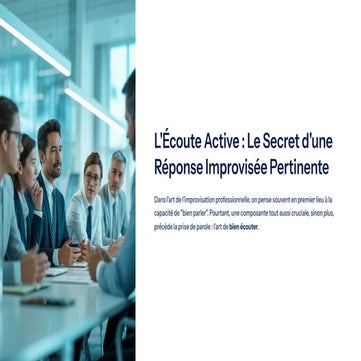 Active Listening – The Secret to a Relevant Improvised Response - DI - Pro - 04