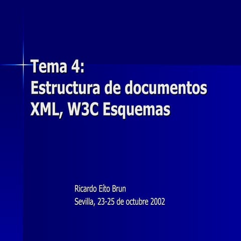 04.estructura de los documentos w3 c esquemas