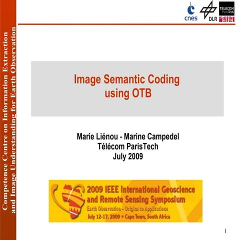 Image semantic coding using OTB