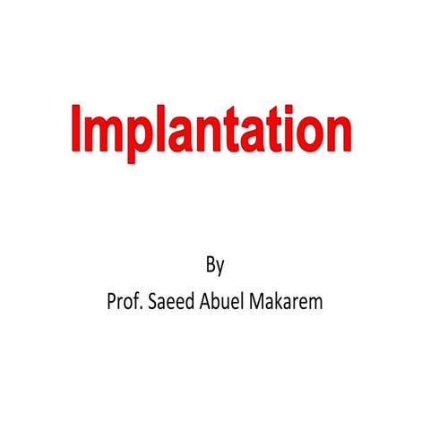 04 implantation