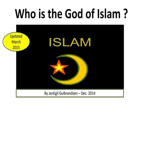 04  islam - who is the god of islam