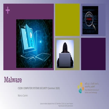 04-malware.pptx "Malware creeps unseen, corrupting data and control."