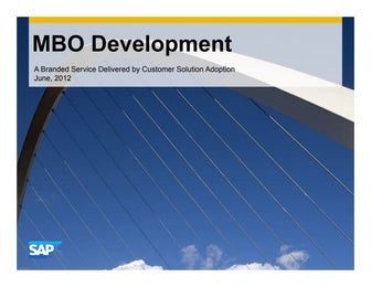 SAP Mobile Business Objects Development