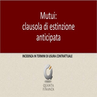 04   mutui estinzione