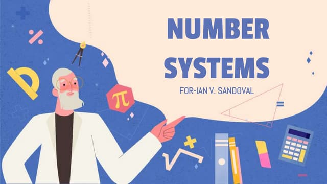 Number Systems Basic Concepts