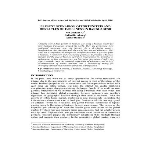 04 present-scenarios-opportunities-and-obstacles-of-e-business-in-bangladesh....