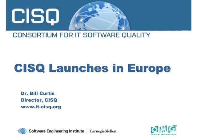 20100121 04 - Présentation du CISQ par cast software