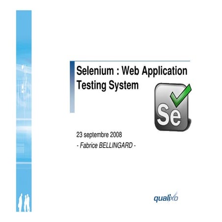 20080923 04 - Selenium web application testing system | PPT