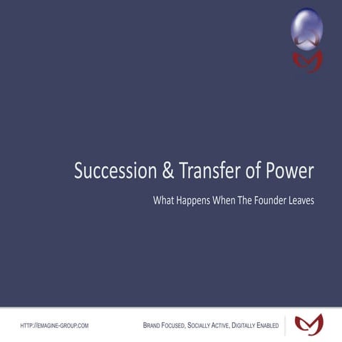 Succession & the Transfer of Power