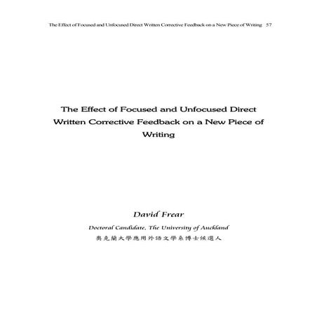 04 the effect of focused and unfocused direct written corrective feedback on ...