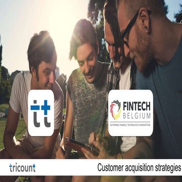 Tricount Customer Acquisition Strategies - FinTech Belgium