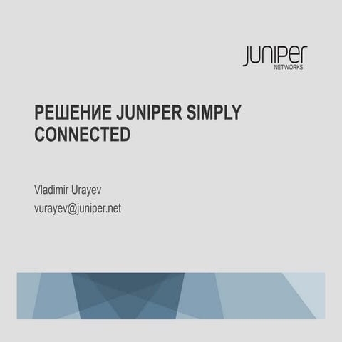 Juniper Wi-Fi
