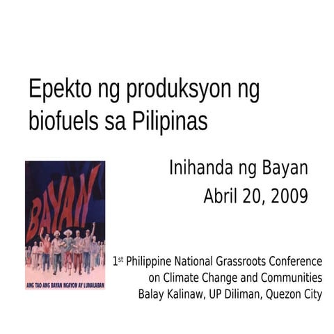 0402009 Effects Of Philippine Biofuel Production Arnold Padilla