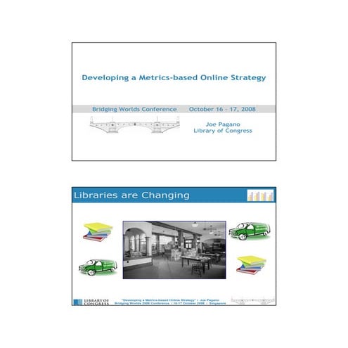 “Developing a Metrics-based Online Strategy”