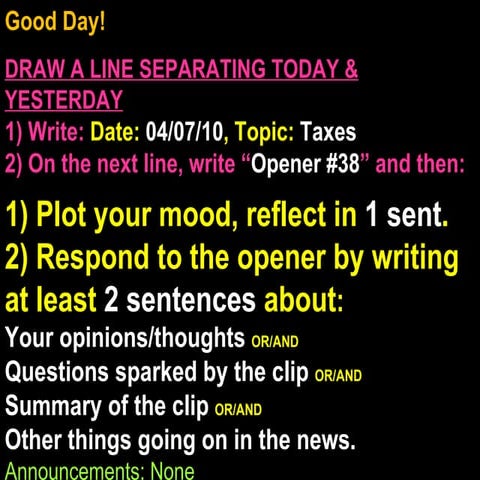 040510 Econ Taxes 50m | PPT