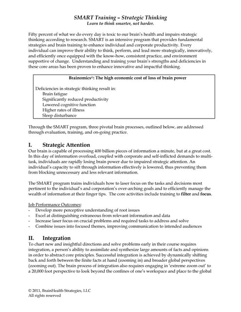 Strategies to Enhance Brain Health -  - A Pearson Partners HR Roundtable Pres...