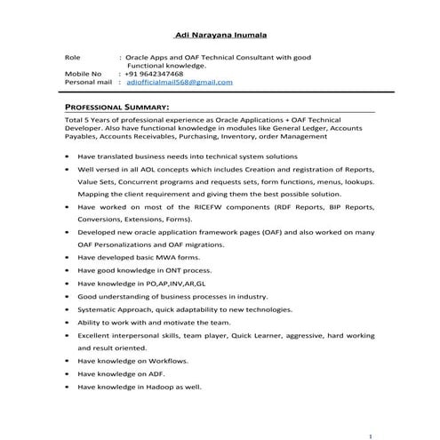 Adinarayana_Resume