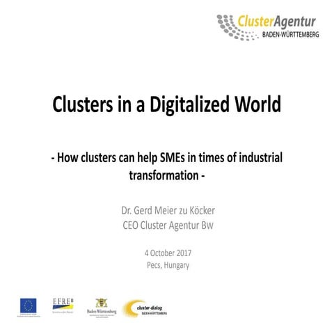 Clusters in a Digitalized World