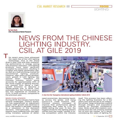 Article - News from the Chinese lighting industry 2019