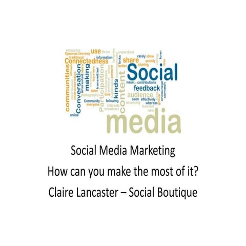 Social Media Marketing - How can you make the most of it?