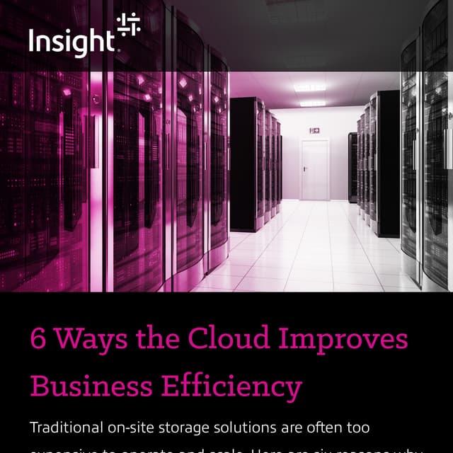6 Ways the Cloud Improves Business Efficiency