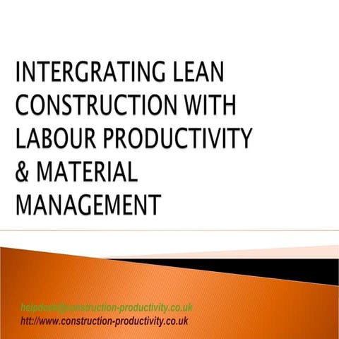042 iIntegrating Lean Construction