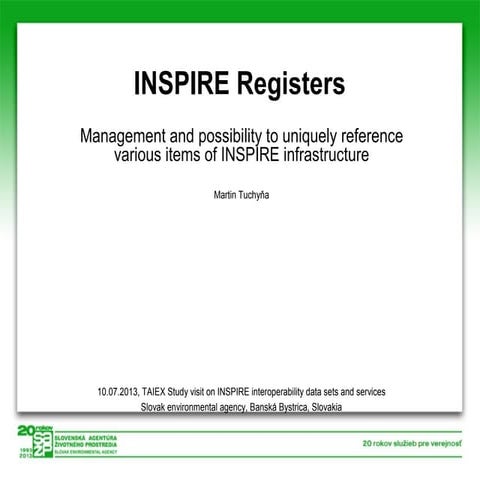 INSPIRE Registers