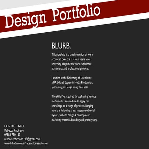 PDF portfolio freelance 2015 2